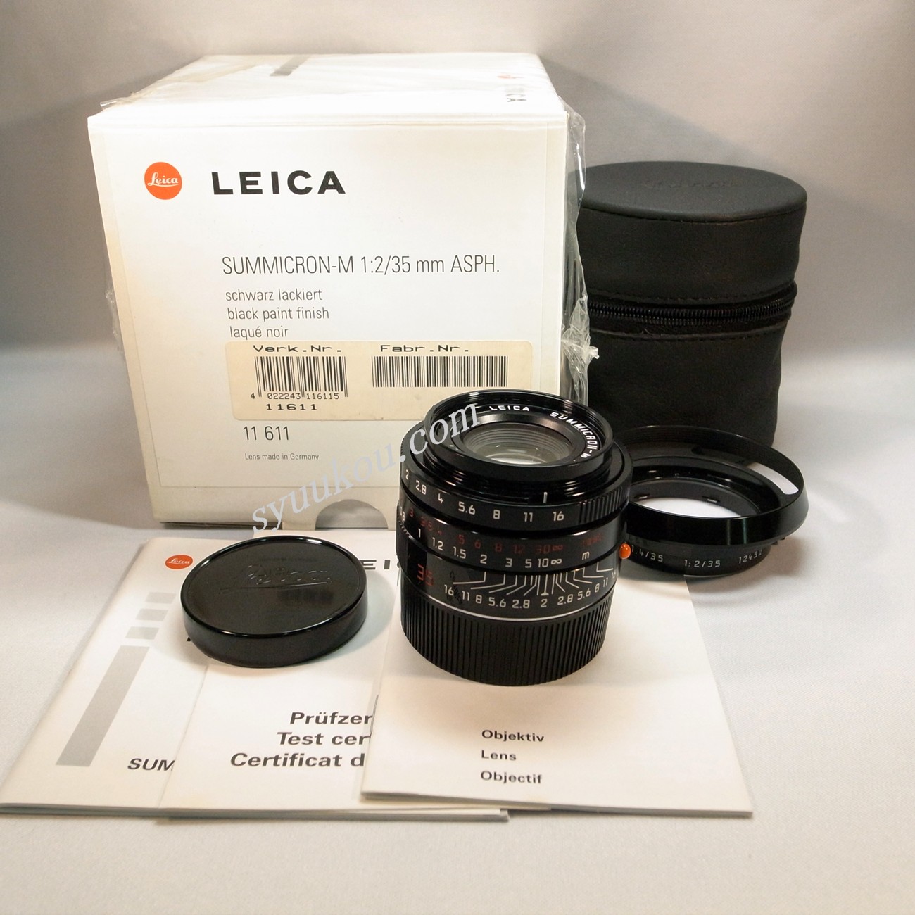 Leica ライカ35m用レンズフード12452ブラックペイント その他 | d-edge