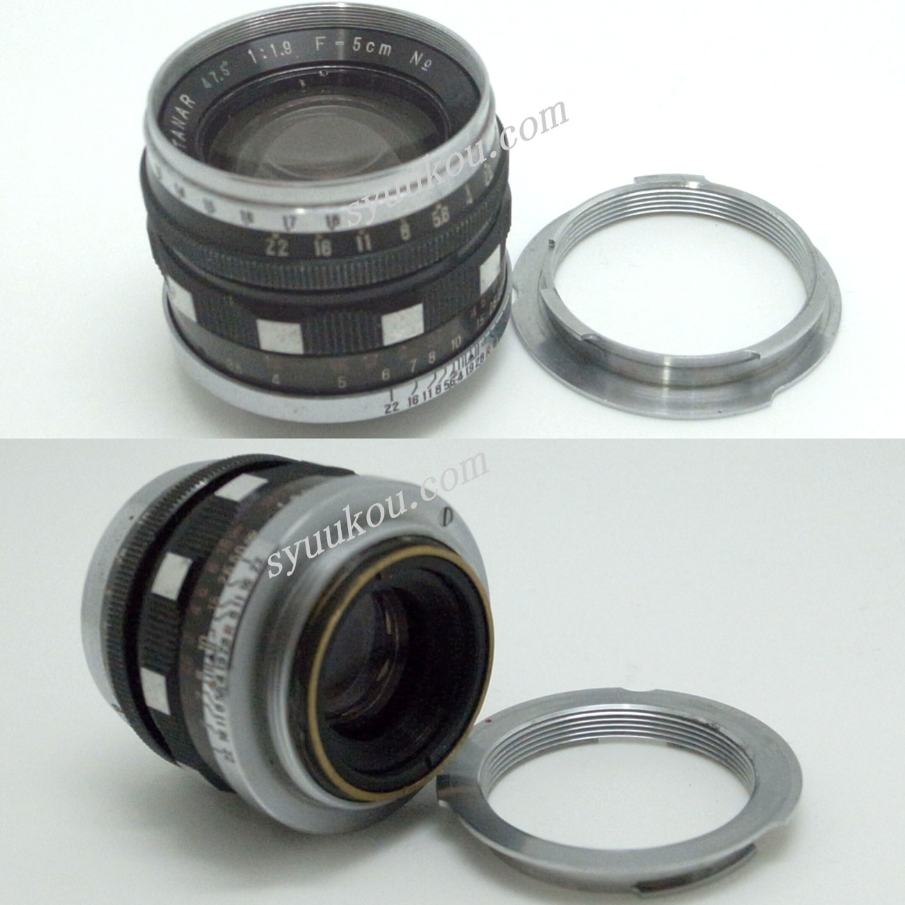 タナック Ｖ３ タナー５０ｍｍ／Ｆ1，9付 | 第３５回 世界の中古カメラ