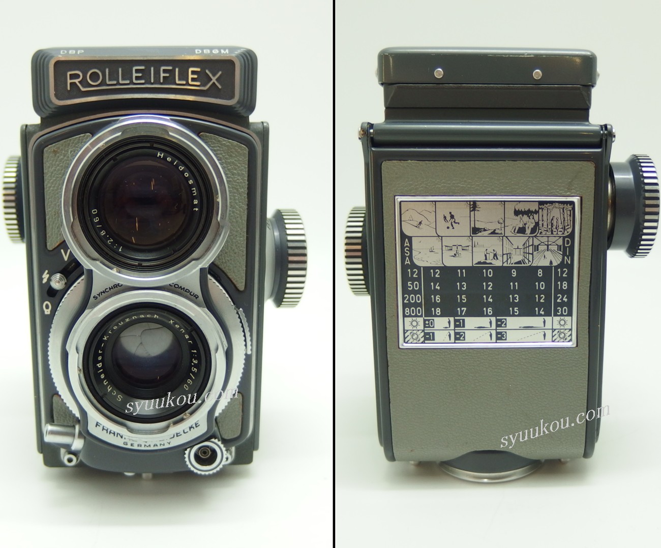 ROLLEILUX ローライルクス Rolleiflex ローライフレックス フード 露出計 4×4 ベビーローライ用 - 家電、AV、カメラ